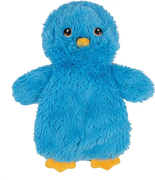 Best Pet Supplies Chicken Crinkle Plush Dog Toys for Interactive Play, Puppy and Senior Indoor Play, Colorful Chicken Toy Shape, Cute and Cuddly - Crinkle Chicken (Blue)