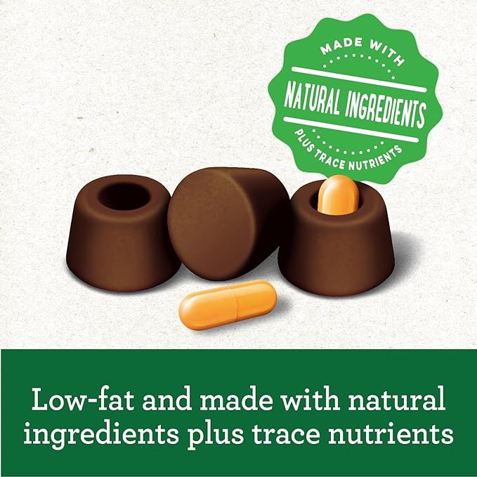 Greenies Pill Pockets for Dogs Capsule Size Natural Soft Dog Treats, Hickory Smoke Flavor, (6) 7.9 oz. Packs (180 Treats)