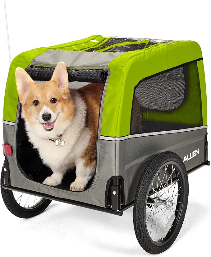 Deluxe Dog Bike Trailer, Size Medium