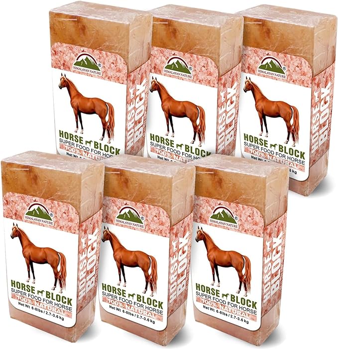 Licking Salt for Horse - 6 Pack, Pink