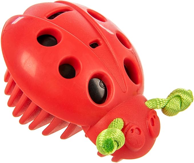 SmartyKat Instincts Rowdy Rumbler Ladybug Interactive Automatic Cat Toy, Battery-Powered - Red, One Size