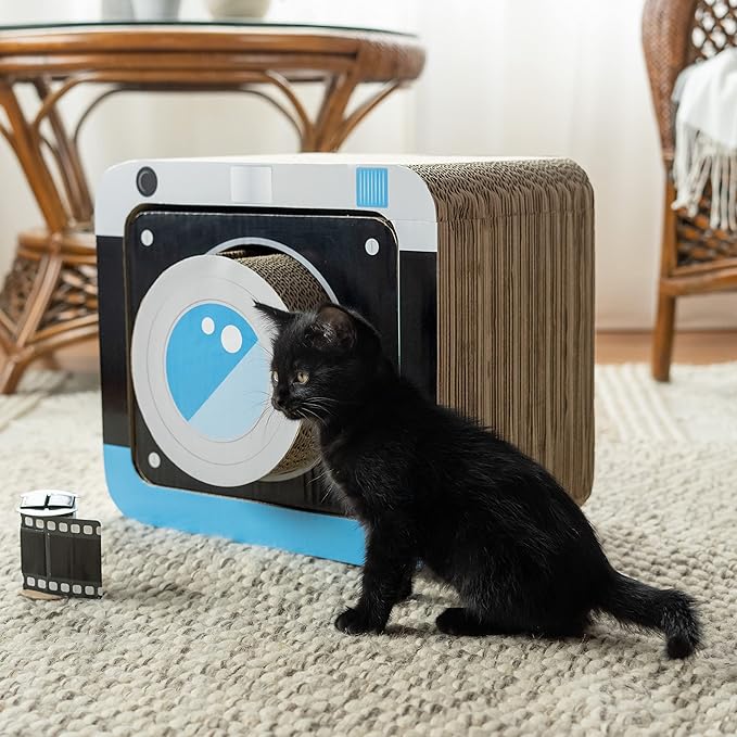 Kitty City 3-in-1 Camera Scratcher Combo