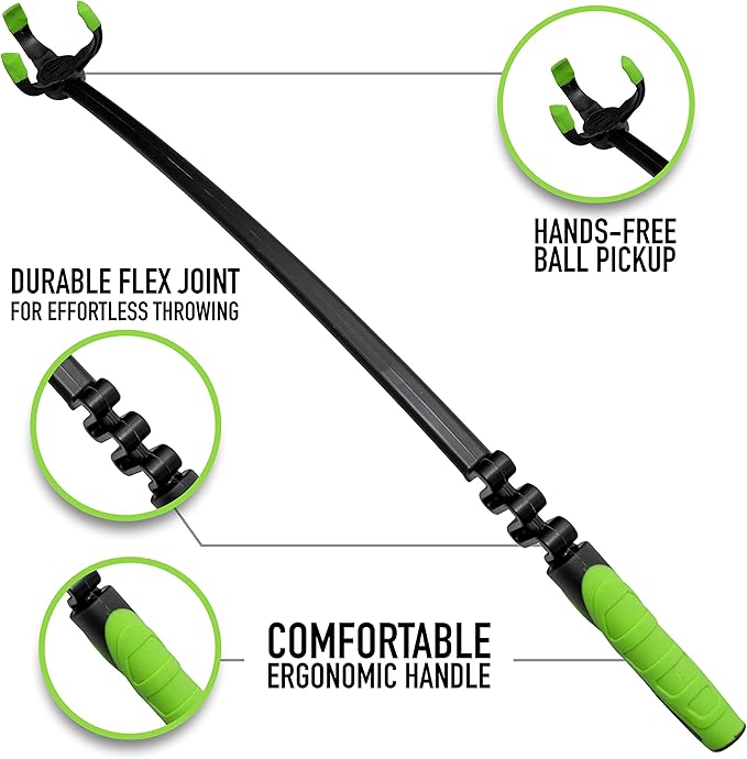 Franklin Pet Supply Tennis Ball Launcher for Dogs - Dog Ball + Tennis Ball Thrower for Fetch - Perfect Toy for Large + Small Dogs