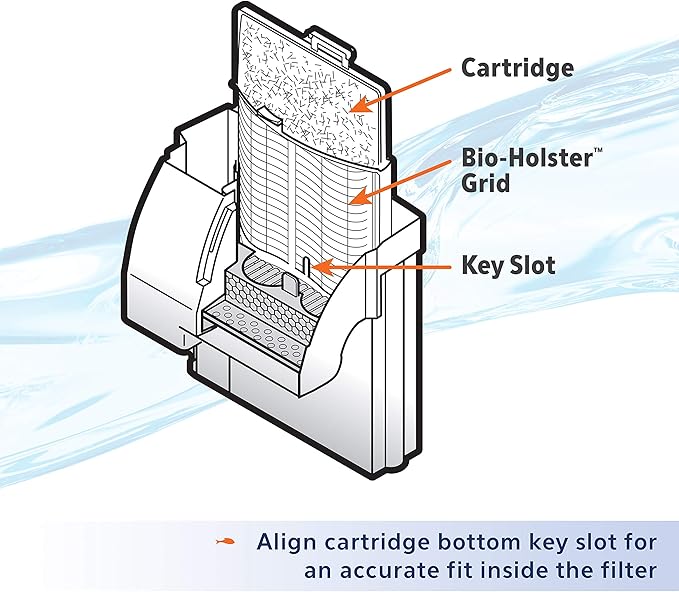 Aqueon Aquarium Fish Tank Replacement Filter Cartridges Large - 9 pack