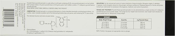 Durvet Pyrantel Paste Wormer, 23.6gm