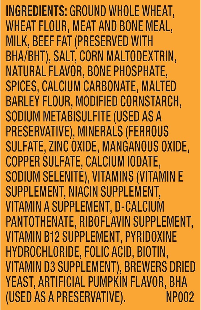 Milk-Bone Limited Edition Pup-kin Spice Flavor Small Biscuit Dog Treats, 8 Ounce