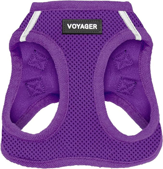 Voyager Step-in Air Cat Harness - All Weather Mesh Step in Vest Harness for Small and Medium Cats by Best Pet Supplies - Harness (Purple), XXXS (Chest: 9.5-10.5")