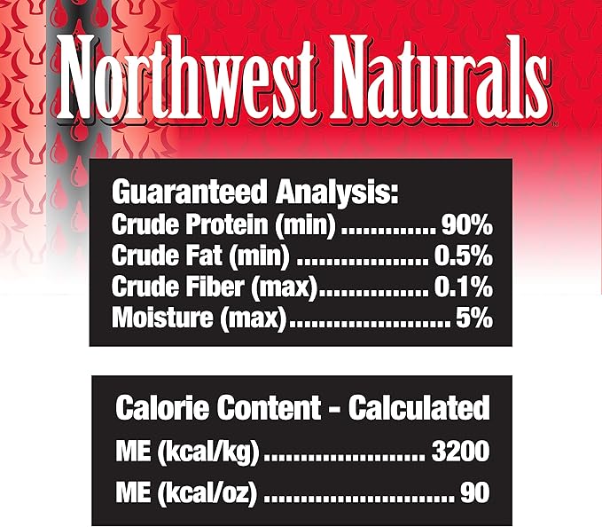 Northwest Naturals Freeze-Dried Beef Blood Functional Topper - for Dogs & Cats - Healthy, 1 Ingredient, Human Grade Pet Food, All Natural - 3.5 Oz (Packaging May Vary)(Pack of 2)