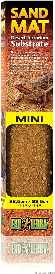 Exo Terra Exo Terra Sand Mat Mini, Desert Terrarium Substrate, 28.5 Cm X 28.5 Cm (11\U201D X 11\U201D)