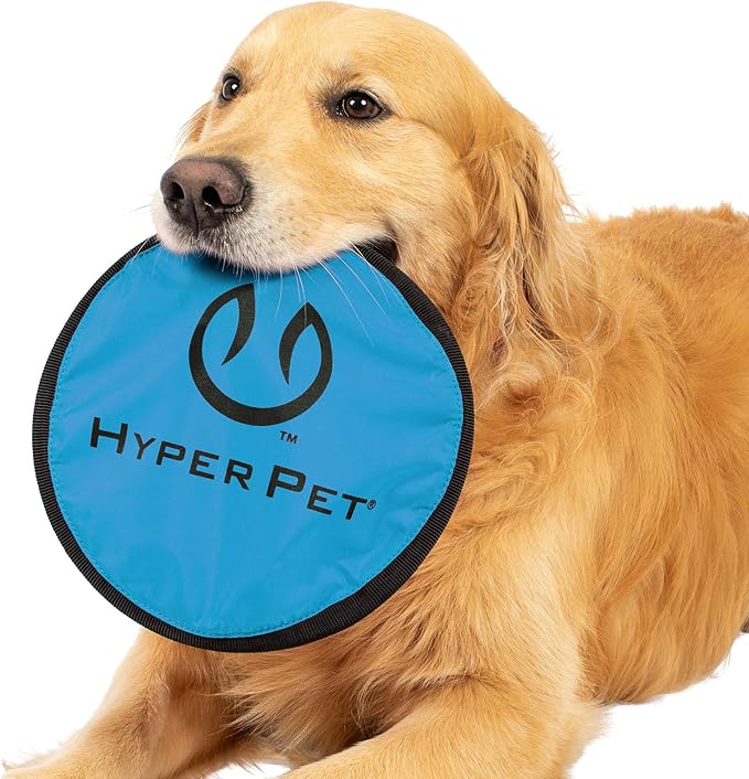 Hyper Pet Flippy Flopper 9" Flying Disc Soft Dog Toy, Floats in Water & Safe on Teeth, for All Breeds, Pack of 5 (Colors May Vary)