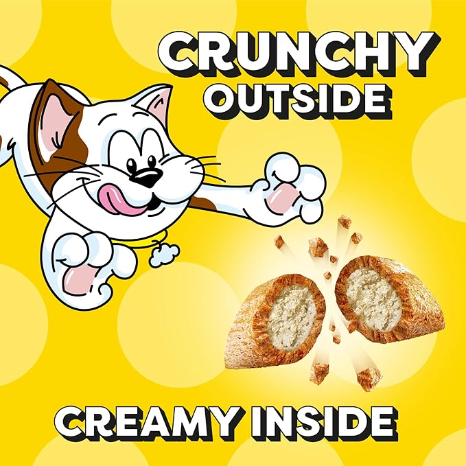 Temptations Jumbo Stuff Crunchy and Soft Cat Treats Tempting Tuna Flavor, (10) 5.3 oz. Pouches