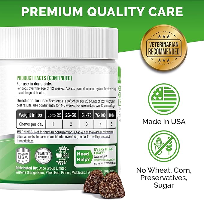 Premium Care Cranberry Bladder Chews - Dog Supplements for Urinary Tract (UT) Health, Bladder and Kidney Support - Cranberry Chewables with Vitamins for Better Bladder Control for Dogs - 120 Chews