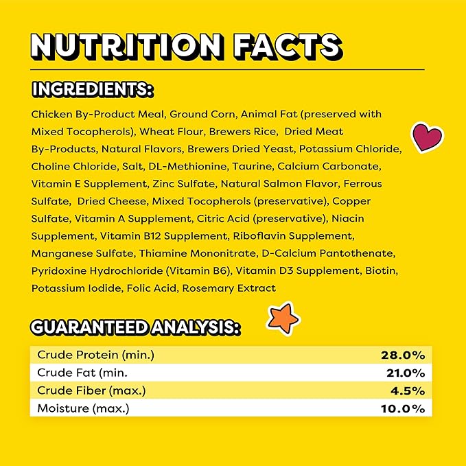 Temptations Jumbo Stuff Crunchy and Soft Cat Treats Savory Salmon Flavor, 14 oz. Tub