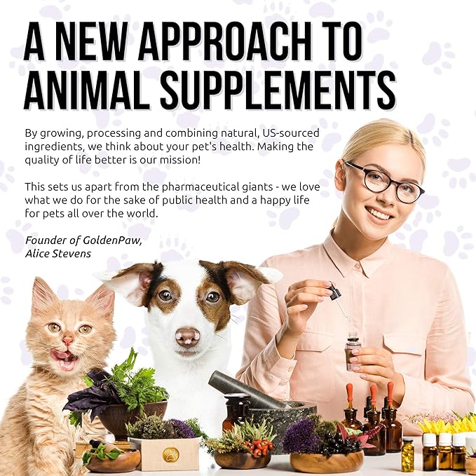 Cat and Dog Vitamins and Supplements | Dog Vitamin | Vitamins for Cats | Multivitamin for Dogs | Cat Supplements & Vitamins | Vitamins for Dogs | Natural Cat Vitamins | 2 oz