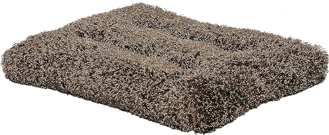 Midwest Homes for Pets Deluxe Dog Beds | Super Plush Dog & Cat Beds Ideal for Dog Crates | Machine Wash & Dryer Friendly, 1-Year Warranty, Cocoa, 46.0" L x 28.0" W x 4.0" Th