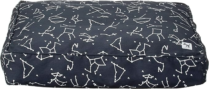 Molly Mutt Small Dog Bed Cover -Rocketman Print - Measures 22”x27”x5’’ - 100% Cotton - Durable - Breathable - Sustainable - Machine Washable Dog Bed Cover