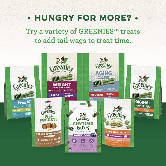 Greenies Pill Pockets for Dogs Tablet Size Natural Soft Dog Treats, Cheese Flavor, 3.2 oz. (Pack of 6)