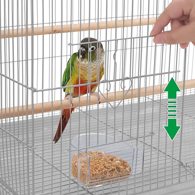 Yaheetech 30inch Length Iron Flight Bird Cage, Prakeet Cage Cockatiels Cage Flight Bird Cage for Conures Lovebirds