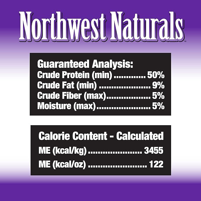 Northwest Naturals Freeze-Dried Whitefish Cat Food - Bite-Sized Nibbles - Healthy, Limited Ingredients, Human Grade Pet Food, All Natural - 11 Oz (Pack of 3) (Packaging May Vary)