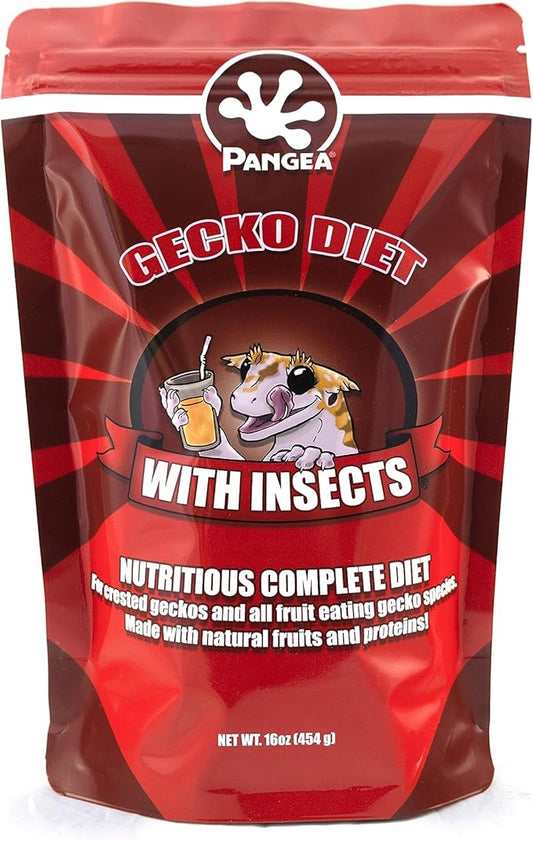 Pangea Fruit Mix with Insects Crested Gecko Complete Diet 1 lb