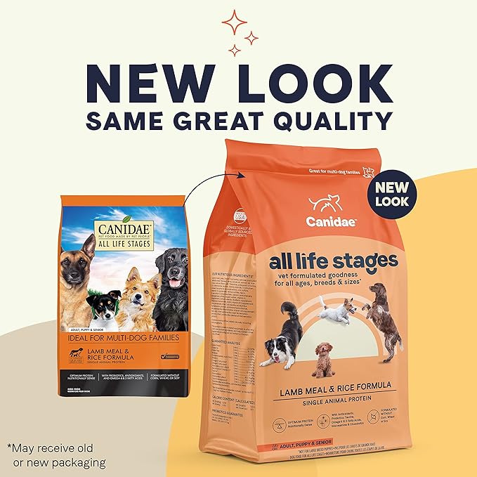 CANIDAE All Life Stages Lamb Meal & Rice Formula Dog Dry 15 lbs.