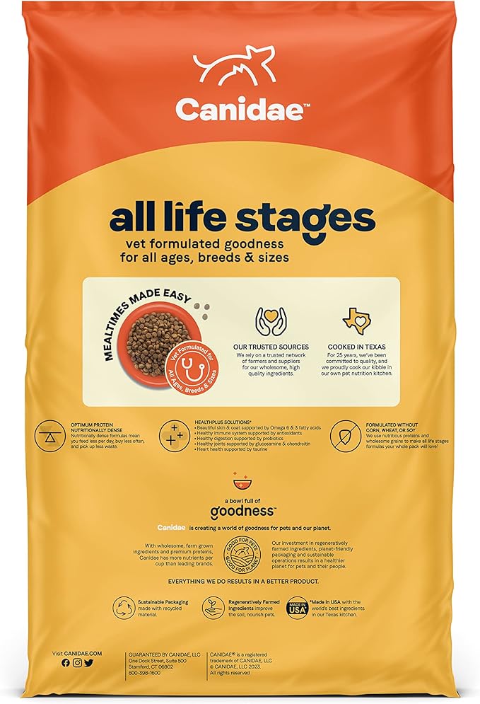 CANIDAE? All Life Stages Chicken Meal & Rice Formula Dog Dry 40 lb