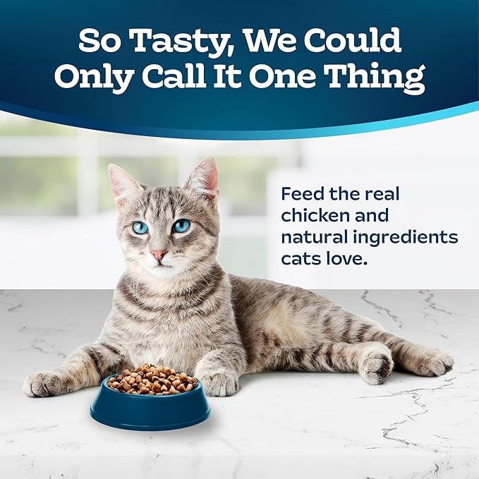 Blue Buffalo Tastefuls Adult Dry Cat Food for Weight Management, Made in the USA with Natural Ingredients, Chicken Recipe, 3-lb. Bag