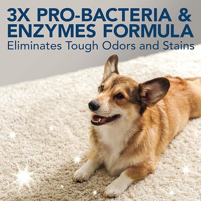 Simple Solution Extreme Pet Stain and Odor Remover | Enzymatic Cleaner & Hard Floor Pet Stain and Odor Remover | Dual Action Cleaner