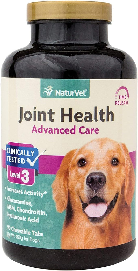 NaturVet Joint Health Time Release Level-3 Supreme Hip & Joint Dog Supplement