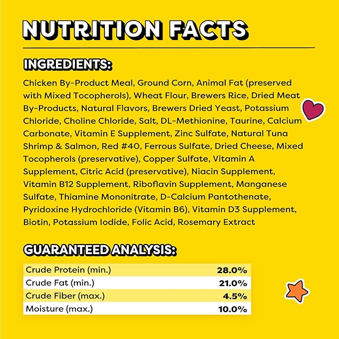 TEMPTATIONS MixUps Crunchy and Soft Cat Treats, Surfer's Delight Flavor, 30 oz. Tub (Packaging may vary)