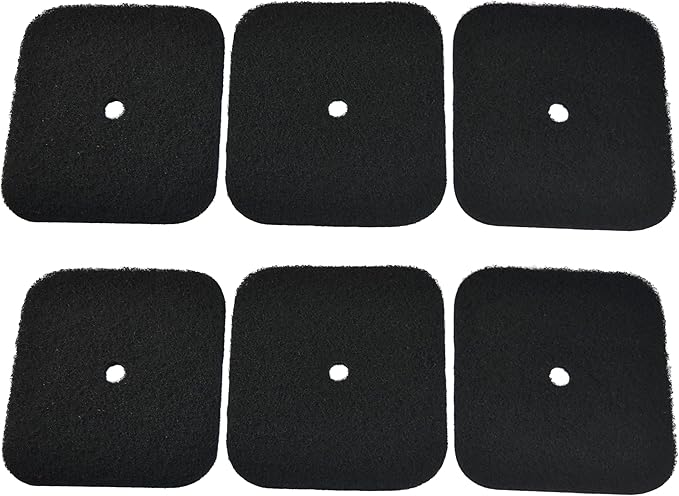 HQRP 12-Pack Replacement Carbon Filters Compatible with Catit Hooded Cat Litter Pans 50685, 50700, 50701, 50702, 50722, 50695 & 50696