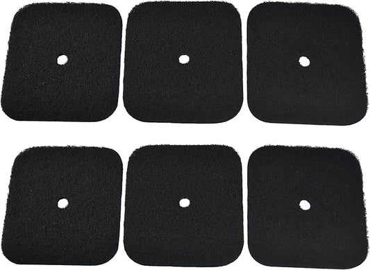 HQRP 6-Pack Replacement Carbon Filters Compatible with Catit Hooded Cat Litter Pans 50685, 50700, 50701, 50702, 50722, 50695 & 50696