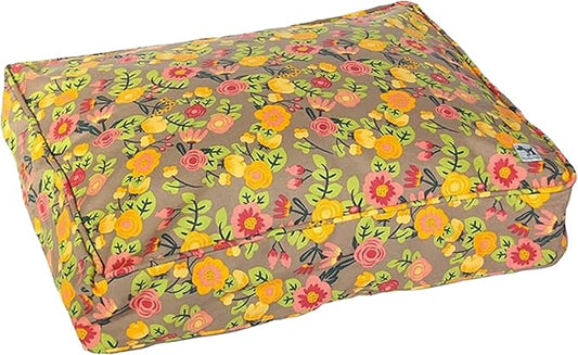 Molly Mutt Huge Dog Bed Cover -Time After Time Print - Measures 36”x45”x5’’ - 100% Cotton - Durable - Breathable - Sustainable - Machine Washable Dog Bed Cover