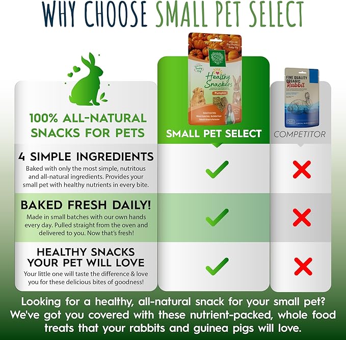 Small Pet Select - Healthy Snackers - Pumpkin