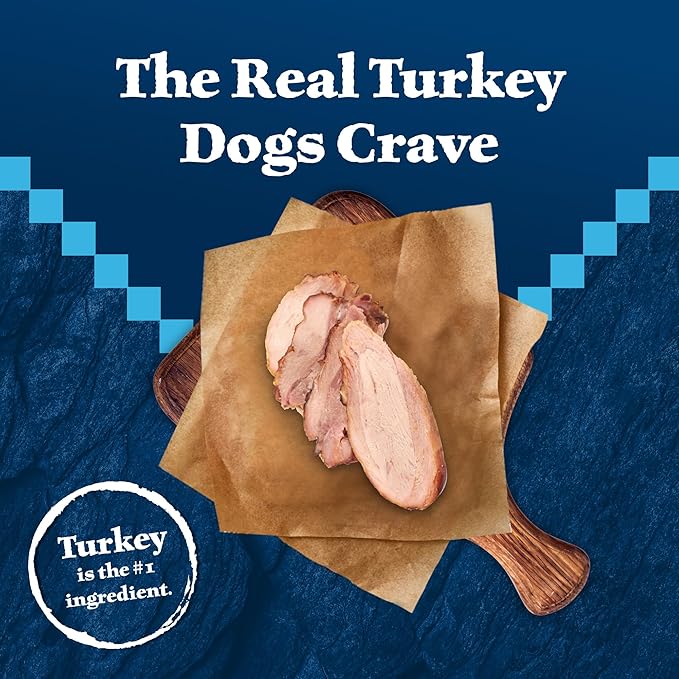 Blue Buffalo Wilderness Trail Treats Crunchy Dog Biscuits Grain-Free and High-Protein Dog Treats, Turkey Recipe 36-oz. Box