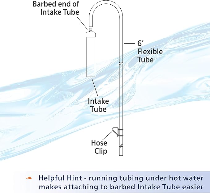 Aqueon Siphon Vacuum Gravel Cleaner Large - 10 Inches
