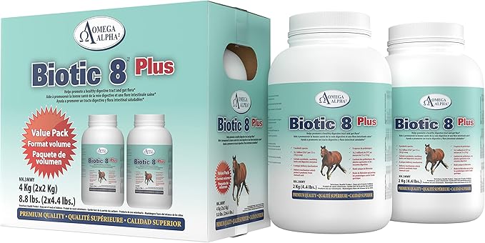 Biotic 8 Plus 8.8lbs (2 X 4.4lbs.) for Horses