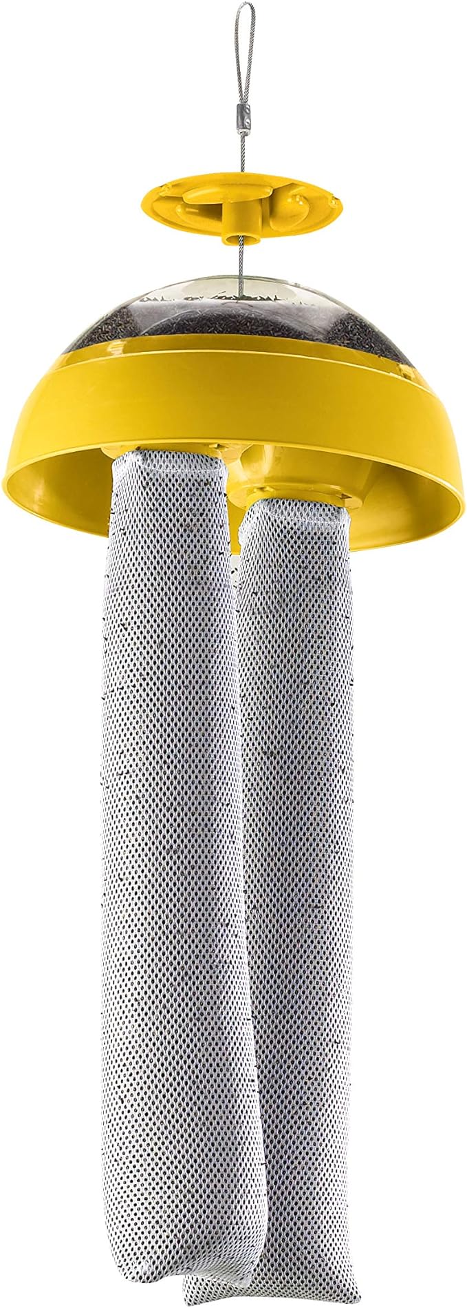 Kaytee Wild Bird Finch Station 2 Soft Mesh Sock Feeder, Includes, Yellow, 4 Socks