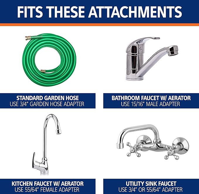 Aqueon Aquarium Water Changer Faucet Adapter