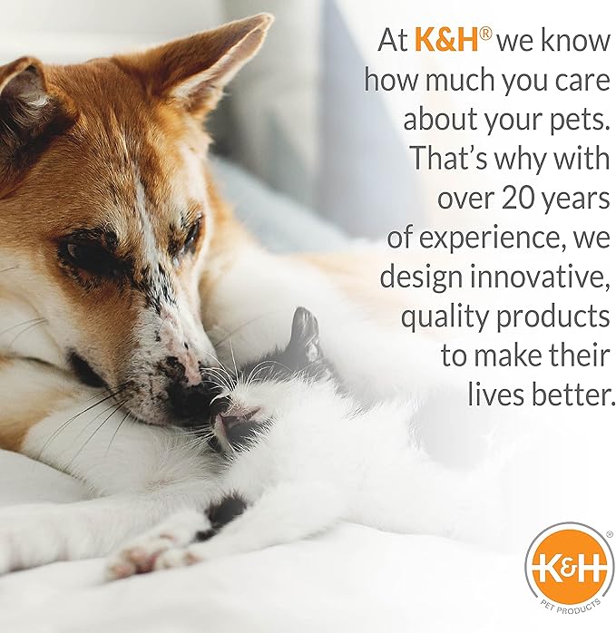 K&H Pet Products Cool Bed III Dog Cooling Mat, Cooling Dog Beds for Small Dogs, Dog Cooling Mat for Dog Carrier, Outdoor Dog Bed Cooling Pad for Dog, Pet Cooling Mat - Blue Small 17 X 24 Inches