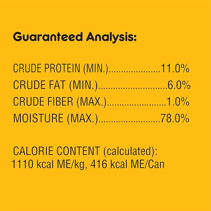 PEDIGREE High Protein Adult Canned Soft Wet Dog Food, Chopped Beef & Bison Flavor, (12) 13.2 oz. Cans