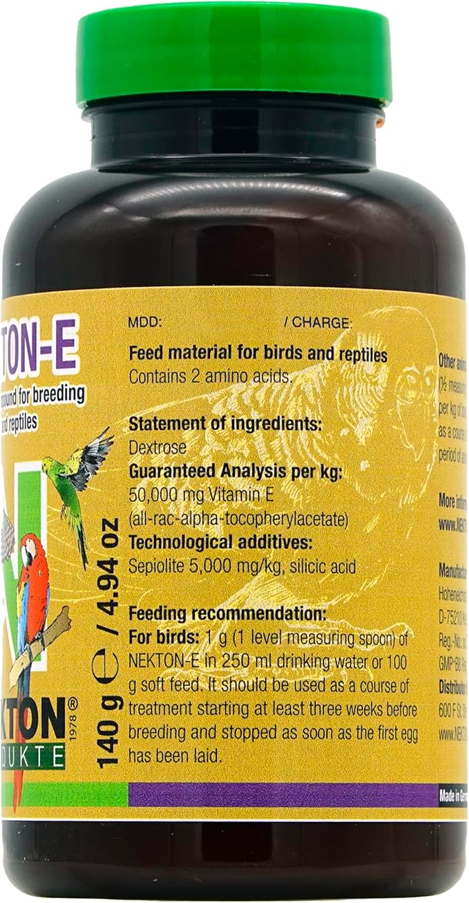 Nekton-E Vitamin E Supplement for Birds, 140gm