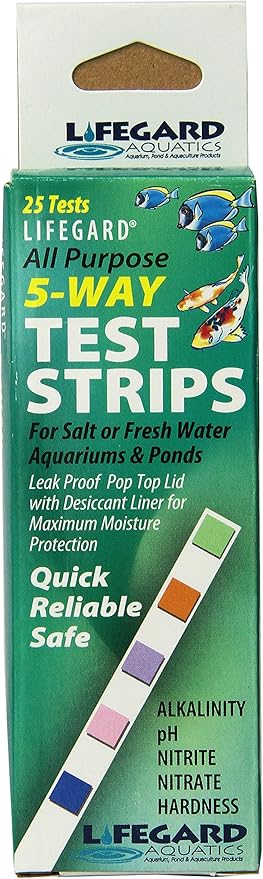 Lifegard Aquatics 5 Way Test Strip