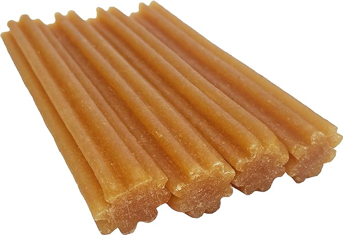 Himalayan Dog Chew Churro Yak Cheese Dog Chews, 100% Natural, Long Lasting, Gluten Free, Healthy & Safe Dog Treats, Lactose & Grain Free, Protein Rich, For All Breeds, Soft, Real Bacon Flavor, 4 oz