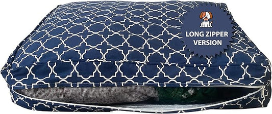 Molly Mutt Huge Dog Bed Cover - Romeo & Juliet Print - Measures 36”X45”X5”- 100% Cotton - Durable - Breathable - Sustainable - Machine Washable Dog Bed Cover (Dd35Ac)