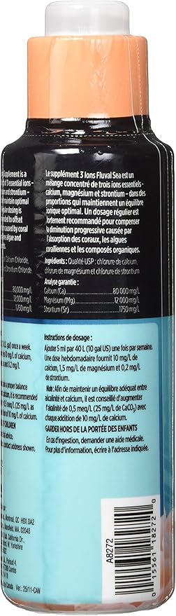 Fluval 3 Ions Fluval Sea Trace for Aquarium, 8-Ounce