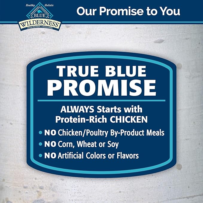 Blue Buffalo Wilderness 100% Grain-Free Wild Bits Chicken Recipe Dog Treats - 4oz Pack of 8