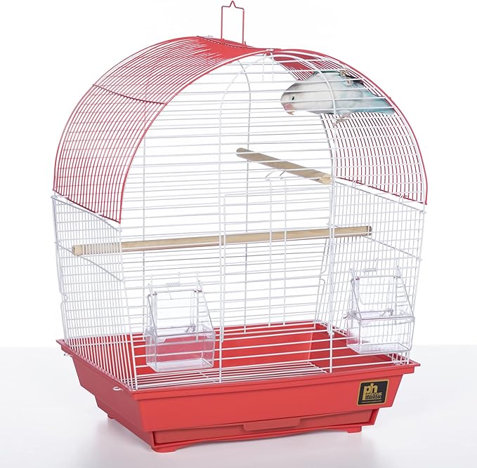 Prevue Pet Products South Beach Dome Top Bird Cage, Coral (SP50100)