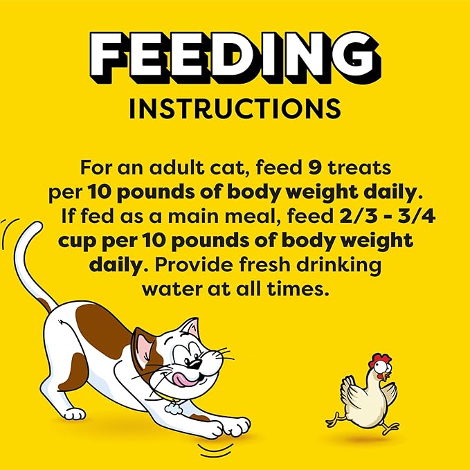 Temptations Jumbo Stuff Crunchy and Soft Cat Treats, Tasty Chicken Flavor, 14 oz. Tub, (Pack of 2)