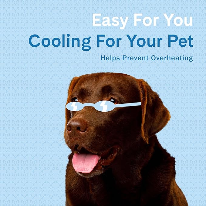 The Green Pet Shop Dog Cooling Mat, Small - Pressure Activated for Dogs and Cats, Sized Pets (9-20 Lb.) Non-Toxic Gel, No Water Needed This Cool Pad